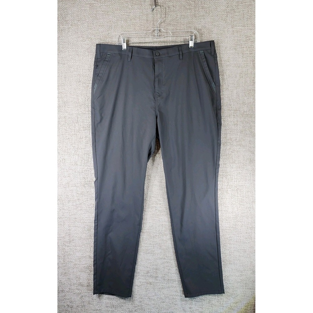 Jack Archer Jetsetter Tech Pant Slim Straight Fit Mens 38x32 Gray Performance